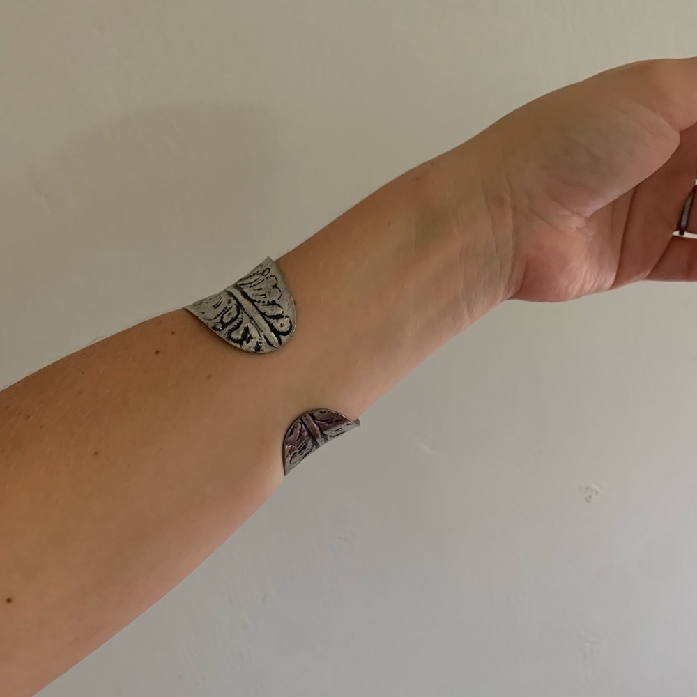 3/$20 • vintage distressed boho cuff bracelet - Picture 2 of 5